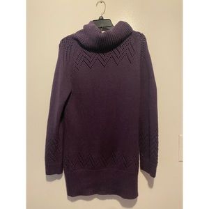Purple Turtle Neck Sweater
